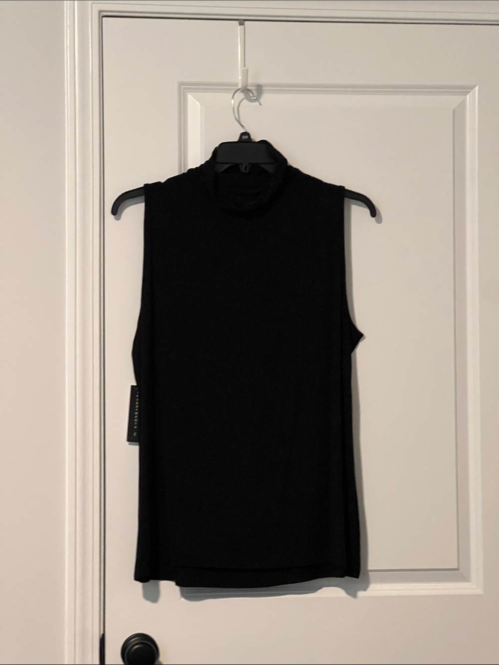 Investments Sleeveless Turtleneck Camisole - Black